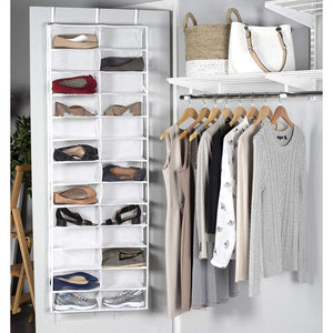 Door Hanging Shoe Organizer Storage closet organizer 26 Pocket Shoes Rack wardrobe Homewares Storage Organizer hanging