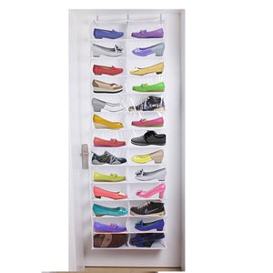 Door Hanging Shoe Organizer Storage closet organizer 26 Pocket Shoes Rack wardrobe Homewares Storage Organizer hanging