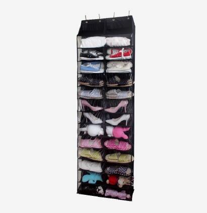 Door Hanging Shoe Organizer Storage closet organizer 26 Pocket Shoes Rack wardrobe Homewares Storage Organizer hanging